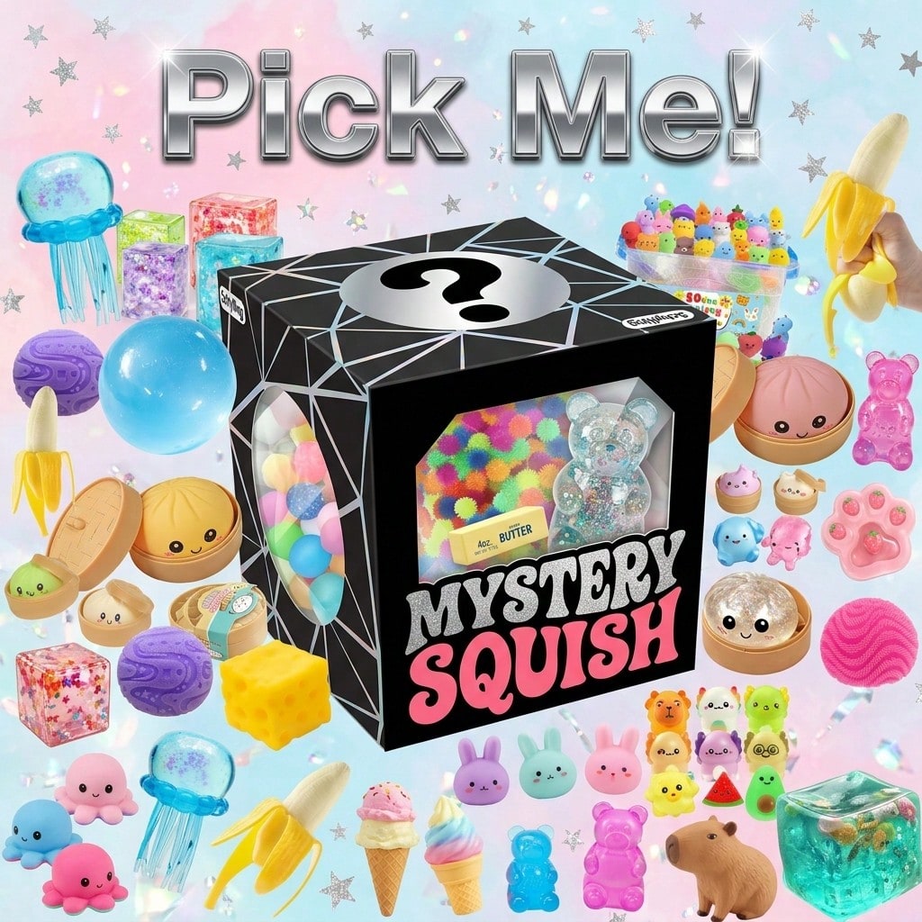 Mystery Box Blind Bag - Caixa Surpresa Macia e Fofa –