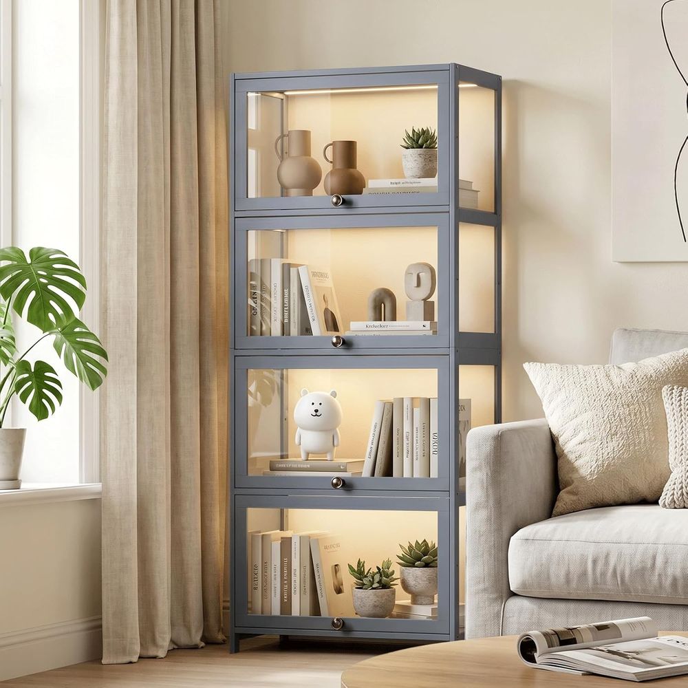Display Case Acrylic - Vitrine de acrílico de 4 camadas