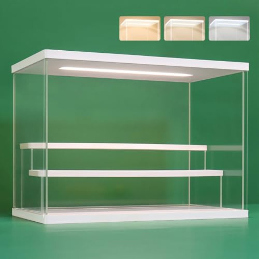 Display Case Acrylic - Expositor de Acrílico Transparente com Luz