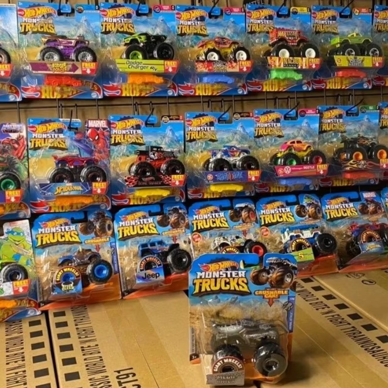 Novas rodas quentes originais  - Hot Wheels Car Monster Trucks avaliação e preço