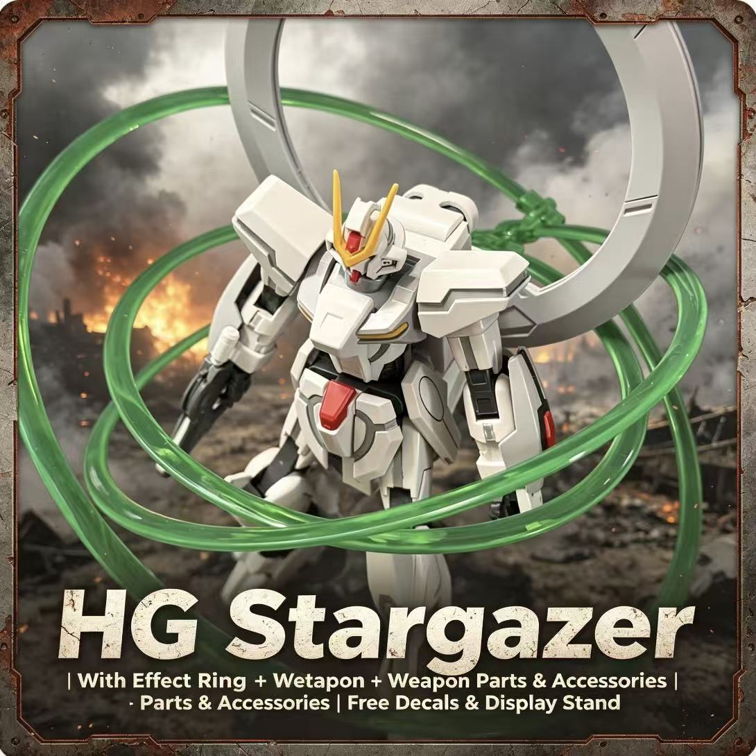 47 HG Stargazer Mecha com Anel - Bandai Model Gundam Hg avaliação e preço