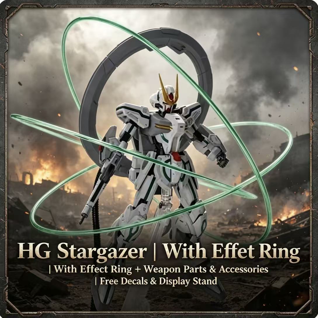 47 HG Stargazer Mecha com Anel - Bandai Model Gundam Hg avaliação e preço