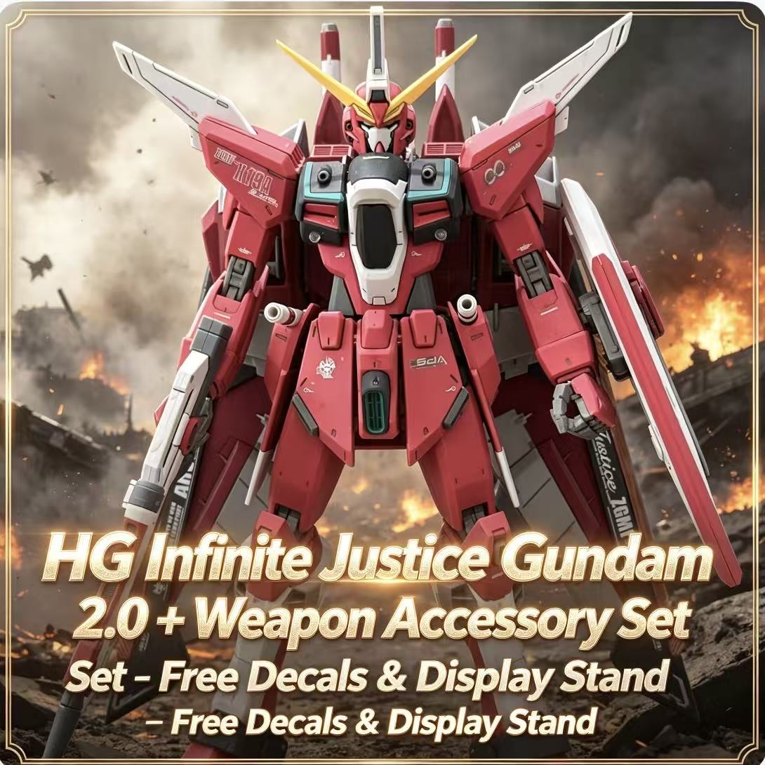 231 HG 1/144 Infinite Justice  - Bandai Model Gundam Hg avaliação e preço