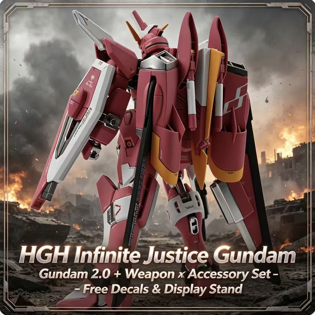 231 HG 1/144 Infinite Justice  - Bandai Model Gundam Hg avaliação e preço