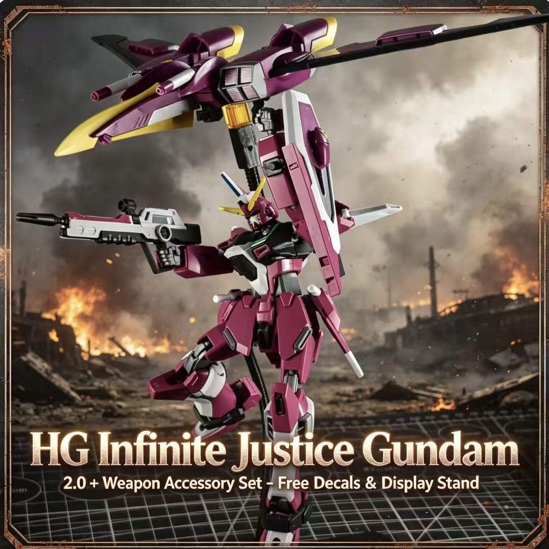 231 HG 1/144 Infinite Justice  - Bandai Model Gundam Hg avaliação e preço