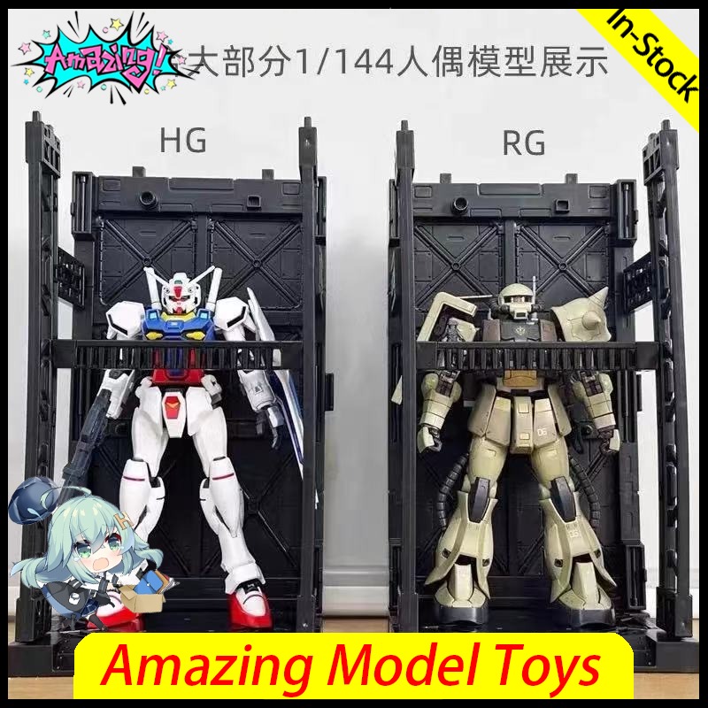 Em Estoque: Base de Exibição e - Bandai Model Gundam Rg avaliação e preço
