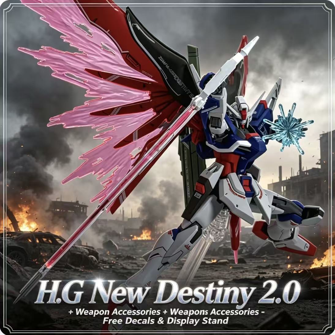 224 HG 1/144 Destiny Spec II F - Bandai Model Gundam Hg avaliação e preço