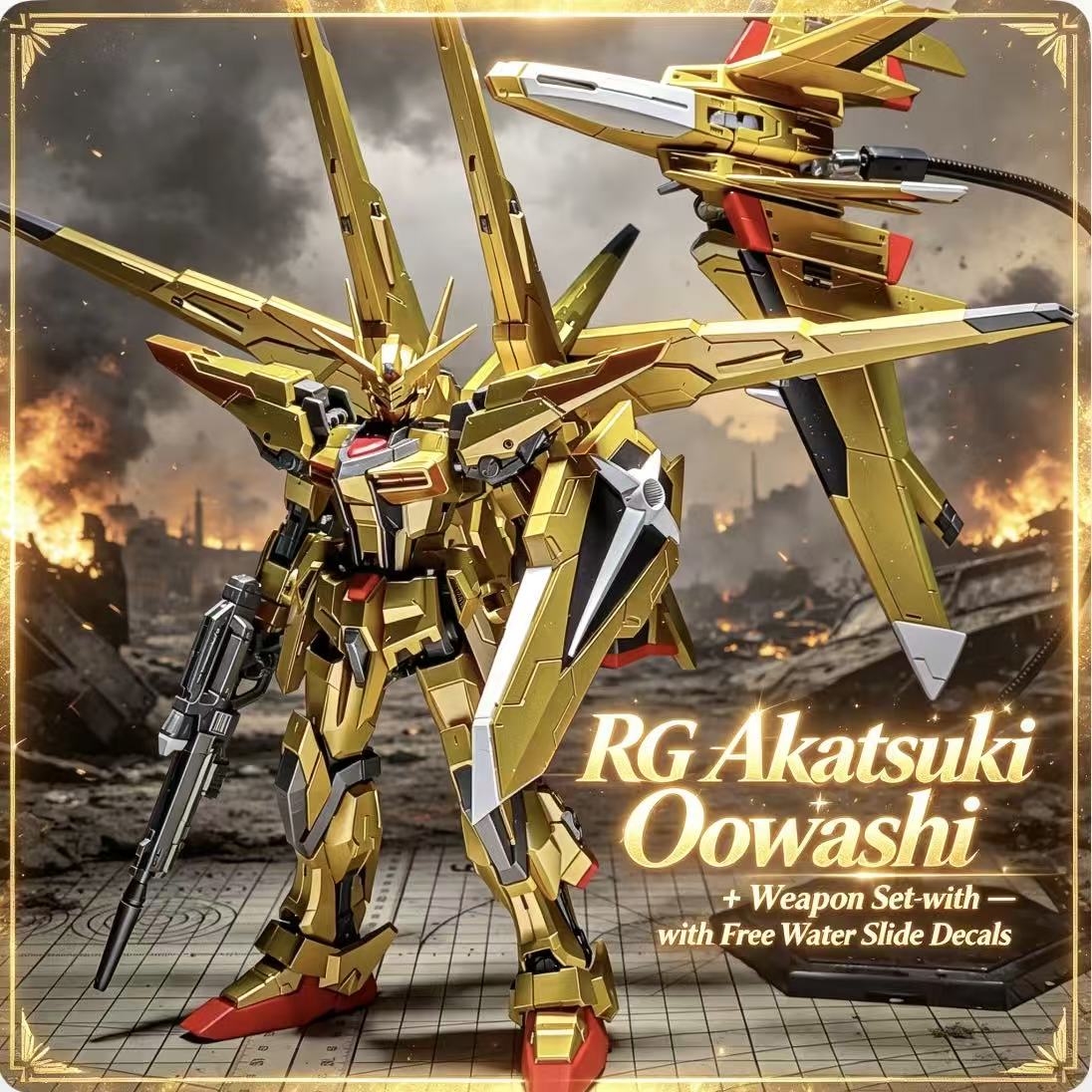 RG41 1/144 ORB-01 Akatsuki Oow - Bandai Model Gundam Rg avaliação e preço