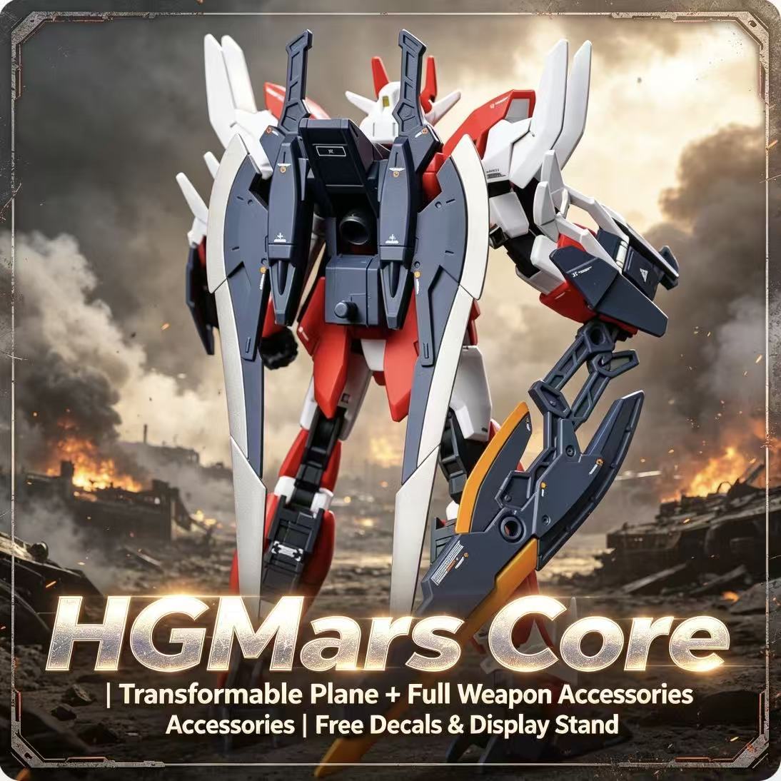 008A HG 1/144 Mars Core Warrio - Bandai Model Gundam Hg avaliação e preço